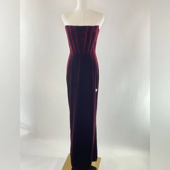 Bronx and Banco Florentina Corset Gown in Scarlet, M - Picture 13 of 14